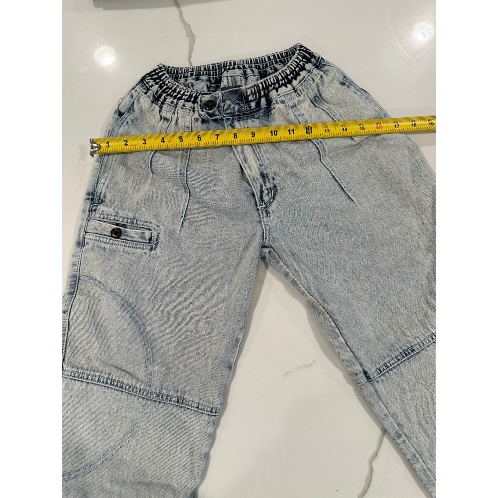Kid's Vintage Parachute Jogger Denim Jeans Maneuvers 10 Kids Boys Girls 90s